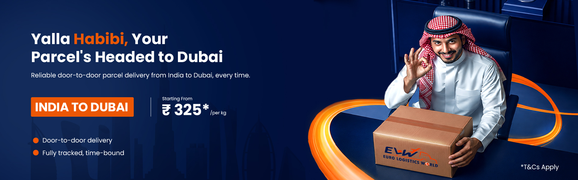 International courier and cargo shipping services